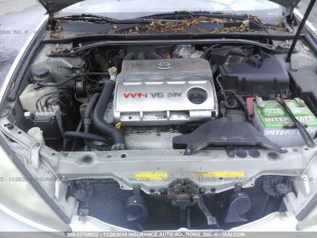 4T1BF30K13U562427 - 2003 TOYOTA CAMRY LE/XLE/SE Champagne photo 10