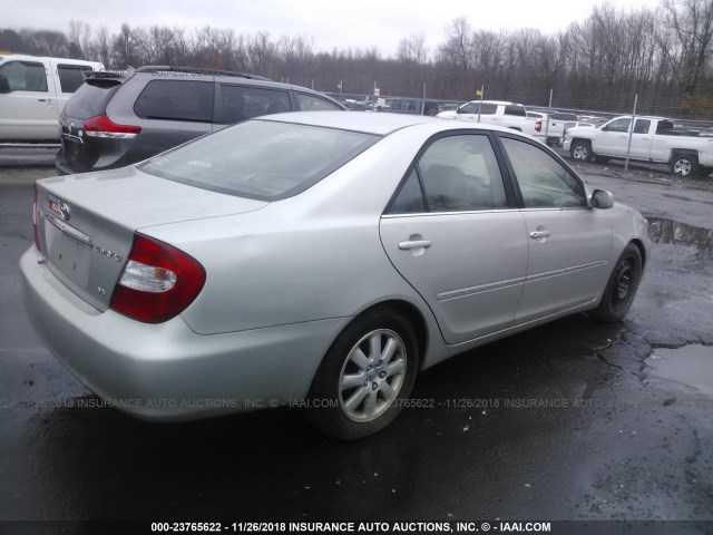 4T1BF30K13U562427 - 2003 TOYOTA CAMRY LE/XLE/SE Champagne photo 4