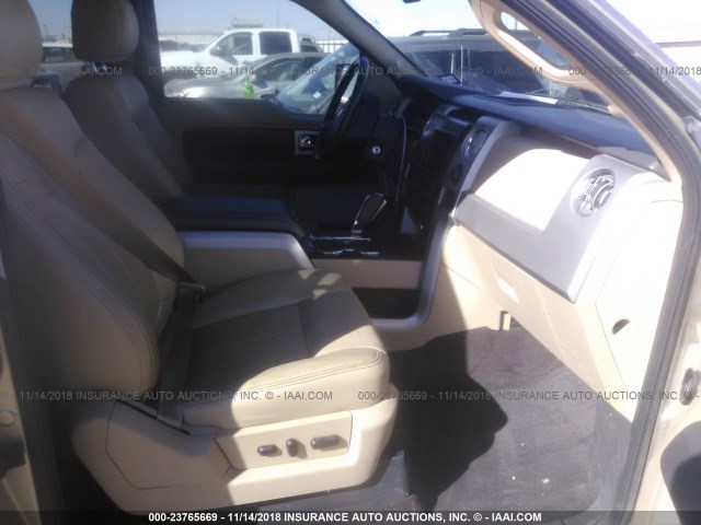 1FTFW1EF1CFD08565 - 2012 FORD F150 SUPERCREW Qəhvəyi foto 5