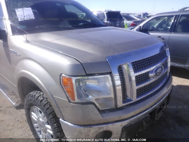 1FTFW1EF1CFD08565 - 2012 FORD F150 SUPERCREW Qəhvəyi foto 6