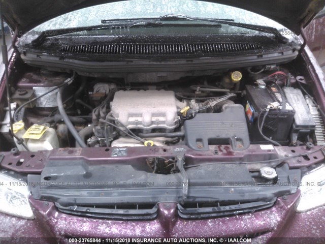 2B4GP2537YR769943 - 2000 DODGE CARAVAN PURPLE photo 10