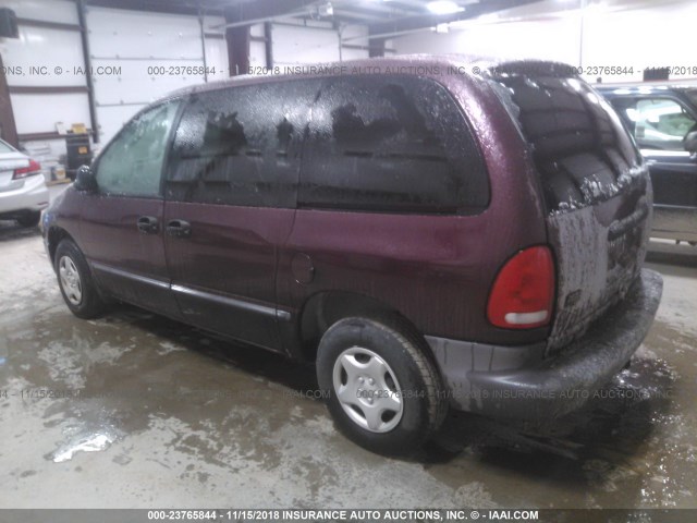 2B4GP2537YR769943 - 2000 DODGE CARAVAN PURPLE photo 3