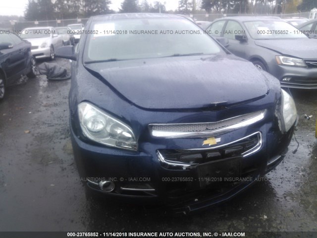 1G1ZE5E09CF296094 - 2012 CHEVROLET MALIBU LTZ BLUE photo 6