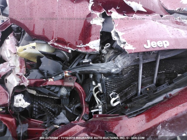 1J8GR48K17C521392 - 2007 JEEP GRAND CHEROKEE LAREDO/COLUMBIA/FREEDOM 棕色 照片 10