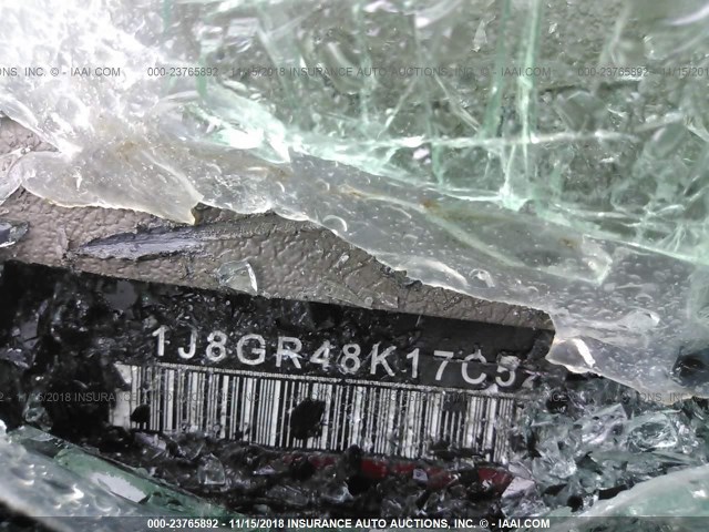 1J8GR48K17C521392 - 2007 JEEP GRAND CHEROKEE LAREDO/COLUMBIA/FREEDOM 棕色 照片 9