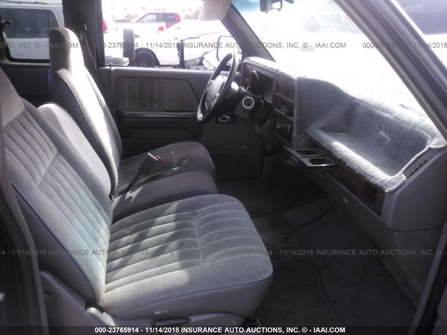 1B7GL23Y0SS213122 - 1995 DODGE DAKOTA BLACK photo 5