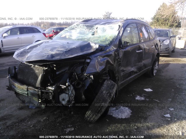 1GNER13D19S128157 - 2009 CHEVROLET TRAVERSE LS GRAY photo 2