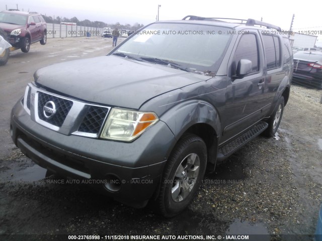 5N1AR18U47C615825 - 2007 NISSAN PATHFINDER LE/SE/XE Boz foto 2