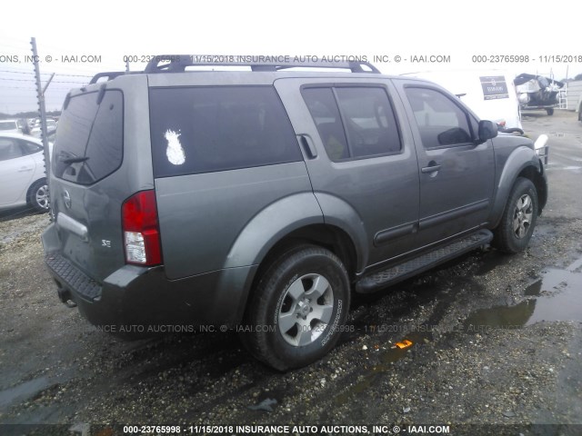 5N1AR18U47C615825 - 2007 NISSAN PATHFINDER LE/SE/XE Boz foto 4