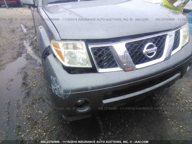5N1AR18U47C615825 - 2007 NISSAN PATHFINDER LE/SE/XE Boz foto 6