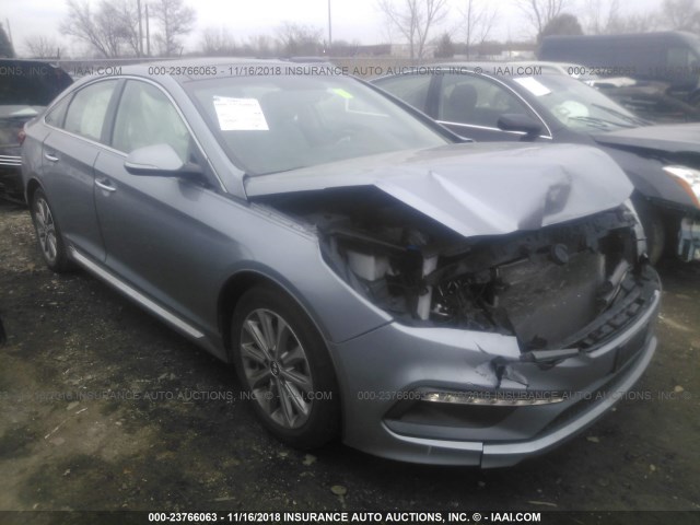 5NPE34AF6GH302106 - 2016 HYUNDAI SONATA SPORT/LIMITED GRAY photo 1