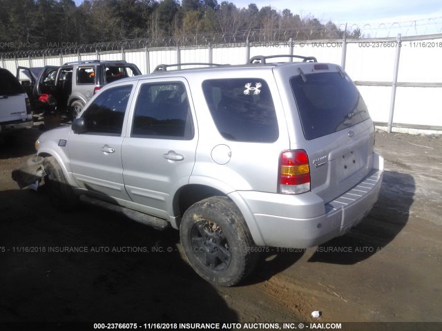 1FMYU041X5KA47280 - 2005 FORD ESCAPE LIMITED SILVER photo 3