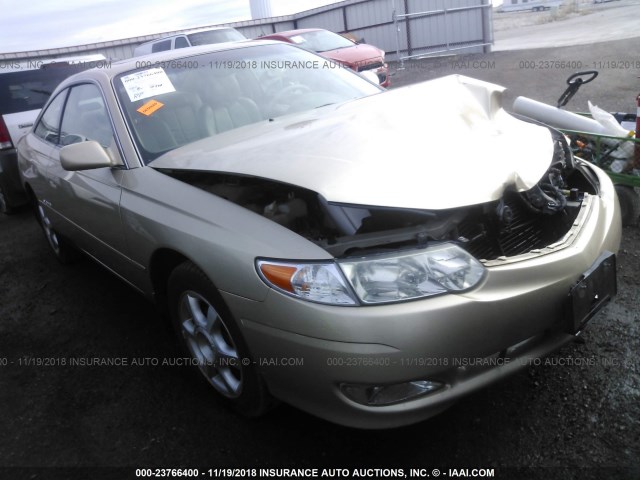 2T1CF28P62C595907 - 2002 TOYOTA CAMRY SOLARA SE/SLE BROWN photo 1