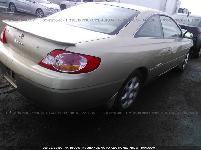 2T1CF28P62C595907 - 2002 TOYOTA CAMRY SOLARA SE/SLE BROWN photo 4