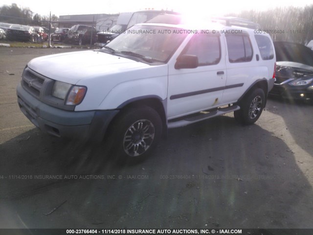 5N1ED28Y01C518976 - 2001 NISSAN XTERRA XE/SE WHITE photo 2