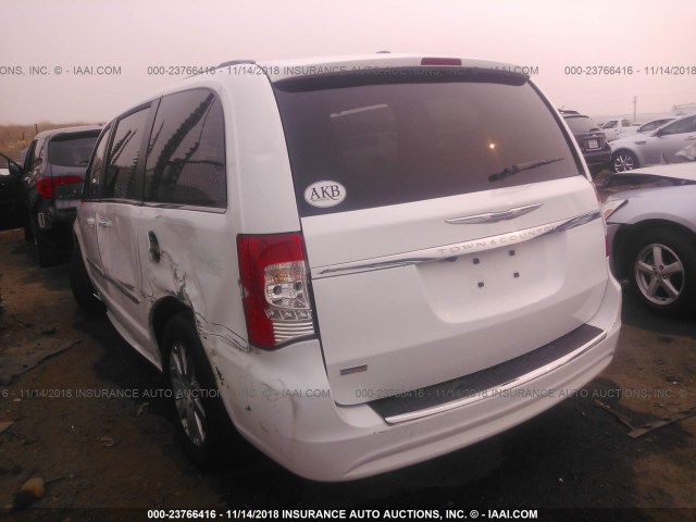 2C4RC1BG0GR215067 - 2016 CHRYSLER TOWN & COUNTRY TOURING WHITE photo 3