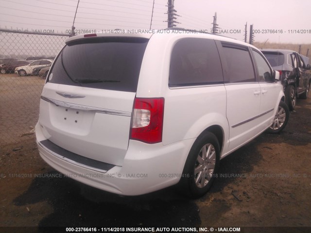 2C4RC1BG0GR215067 - 2016 CHRYSLER TOWN & COUNTRY TOURING WHITE photo 4