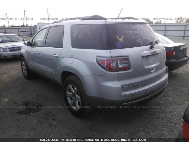 1GKKRNEDXEJ157127 - 2014 GMC ACADIA SLE SILVER photo 3