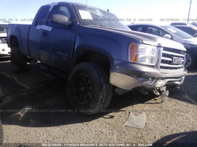 1GTR2VE76DZ108628 - 2013 GMC SIERRA K1500 SLE GRAY photo 1