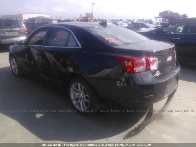 1G11C5SL1FF281689 - 2015 CHEVROLET MALIBU 1LT BLACK photo 3