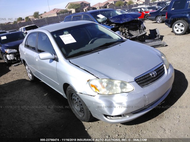 1NXBR32E15Z484829 - 2005 TOYOTA COROLLA CE/LE/S SILVER photo 1