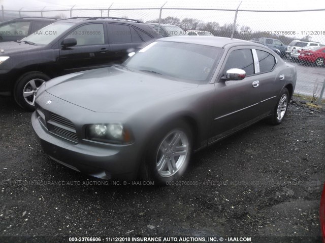 2B3KA43R87H756934 - 2007 DODGE CHARGER SE/SXT GRAY photo 2