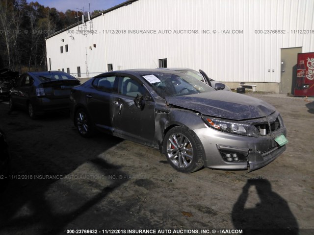 5XXGR4A64FG358823 - 2015 KIA OPTIMA SX GRAY photo 1