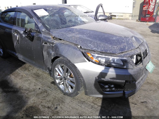 5XXGR4A64FG358823 - 2015 KIA OPTIMA SX GRAY photo 6