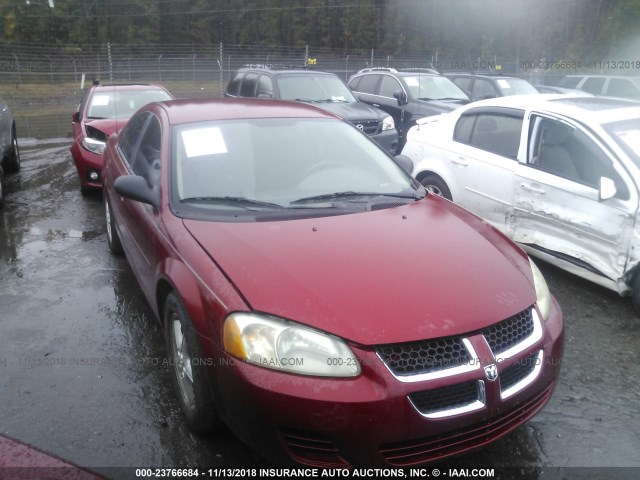 1B3EL46X86N121848 - 2006 DODGE STRATUS SXT RED photo 1