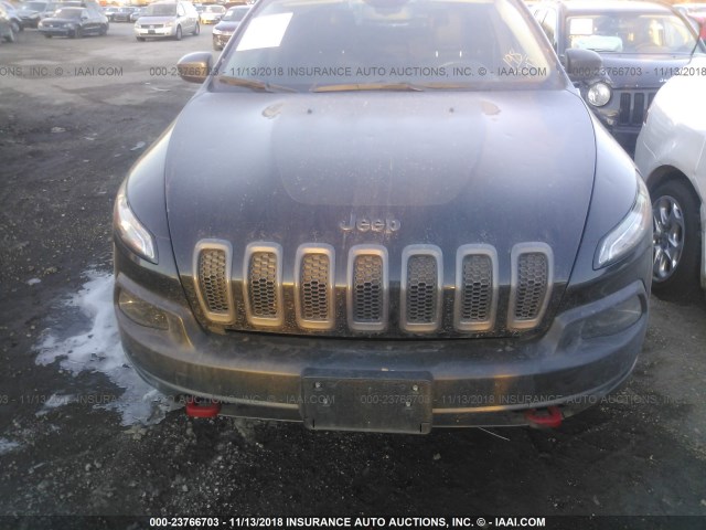 1C4PJMBS1FW668428 - 2015 JEEP CHEROKEE TRAILHAWK 黑色 照片 6