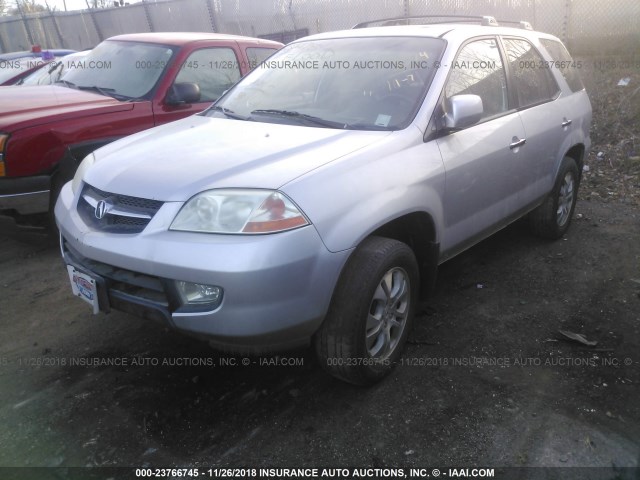 2HNYD18843H532370 - 2003 ACURA MDX SILVER photo 2