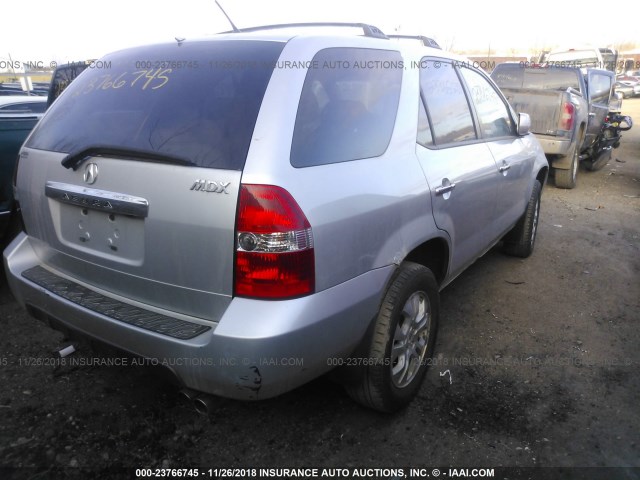 2HNYD18843H532370 - 2003 ACURA MDX SILVER photo 4