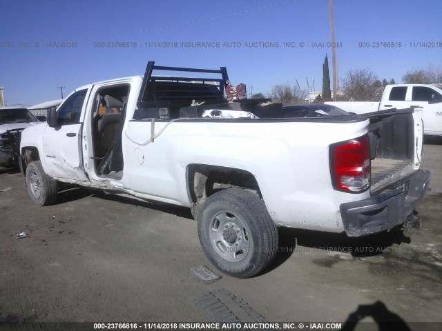 1GC1CUEG1FF536440 - 2015 CHEVROLET SILVERADO C2500 HEAVY DUTY WHITE photo 3