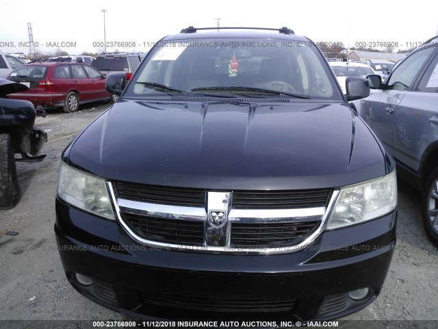 3D4GH67V19T171662 - 2009 DODGE JOURNEY R/T BLACK photo 6