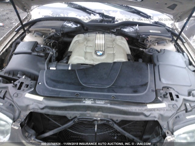 WBAGL63412DP58610 - 2002 BMW 745 I TAN photo 10