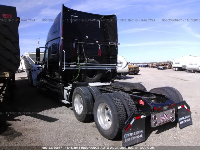 4V4NC9EH3DN138807 - 2013 VOLVO VNL L BLACK photo 3