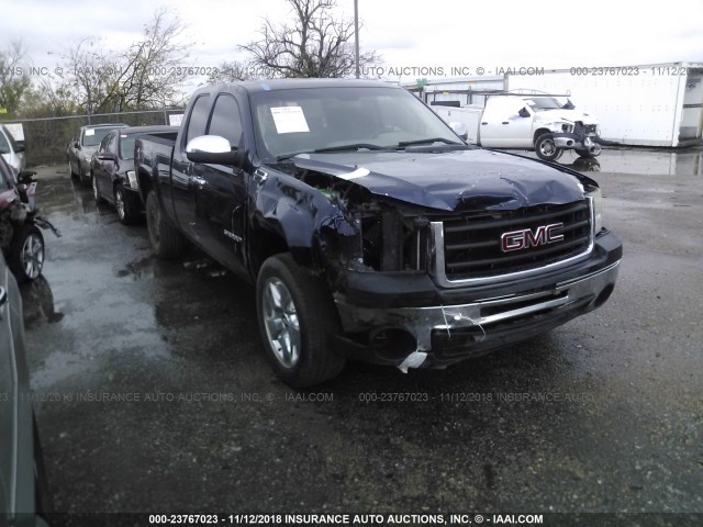 1GTR1TEX7BZ113695 - 2011 GMC SIERRA C1500 BLUE photo 1