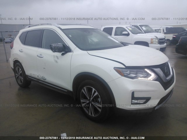 JN8AT2MT6HW405871 - 2017 NISSAN ROGUE S/SL/SV WHITE photo 1