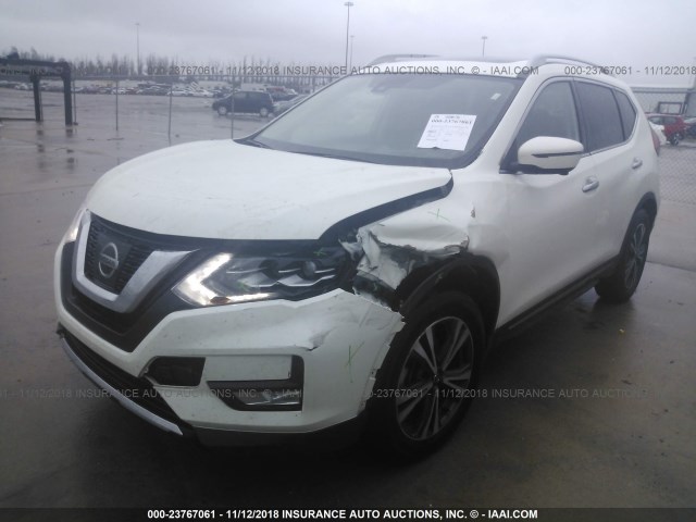 JN8AT2MT6HW405871 - 2017 NISSAN ROGUE S/SL/SV WHITE photo 2