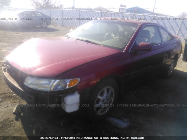 2T1CG22P5YC324156 - 2000 TOYOTA CAMRY SOLARA SE MAROON photo 2