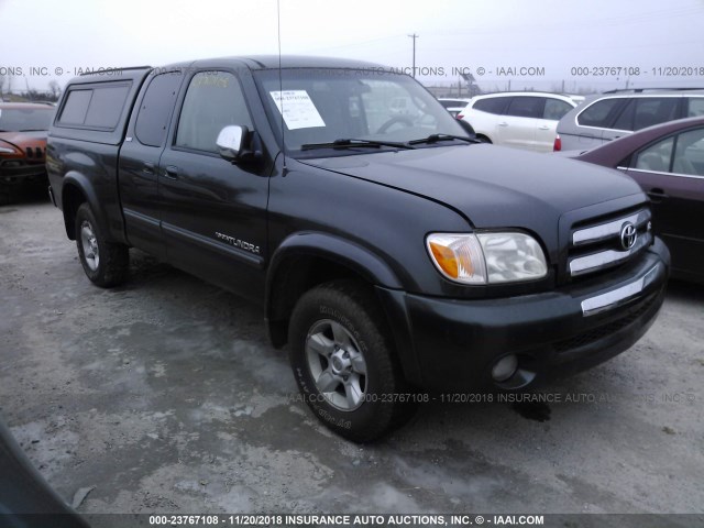 5TBBT44105S470276 - 2005 TOYOTA TUNDRA ACCESS CAB SR5 GREEN photo 1