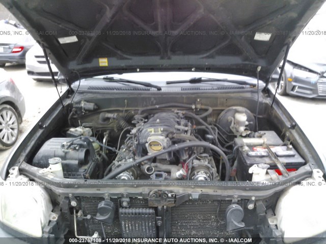 5TBBT44105S470276 - 2005 TOYOTA TUNDRA ACCESS CAB SR5 GREEN photo 10