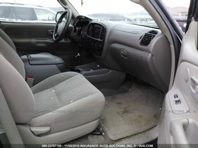 5TBBT44105S470276 - 2005 TOYOTA TUNDRA ACCESS CAB SR5 GREEN photo 5