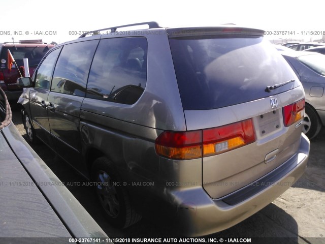 5FNRL18053B143119 - 2003 HONDA ODYSSEY EXL GOLD photo 3