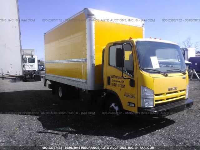 JALC4W165D7001521 - 2013 ISUZU NPR HD YELLOW photo 1