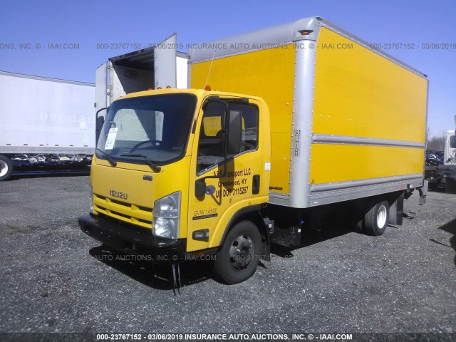 JALC4W165D7001521 - 2013 ISUZU NPR HD YELLOW photo 2