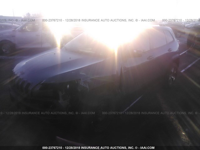 1C4PJMBS1FW667828 - 2015 JEEP CHEROKEE TRAILHAWK BLUE photo 2