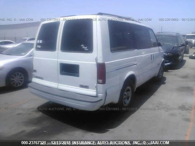 1GKDM19W31B506256 - 2001 GMC SAFARI XT WHITE photo 4