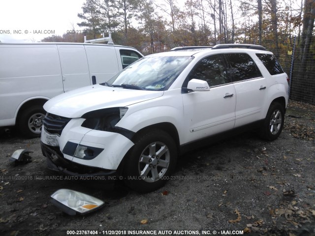 5GZER23728J214640 - 2008 SATURN OUTLOOK XR WHITE photo 2