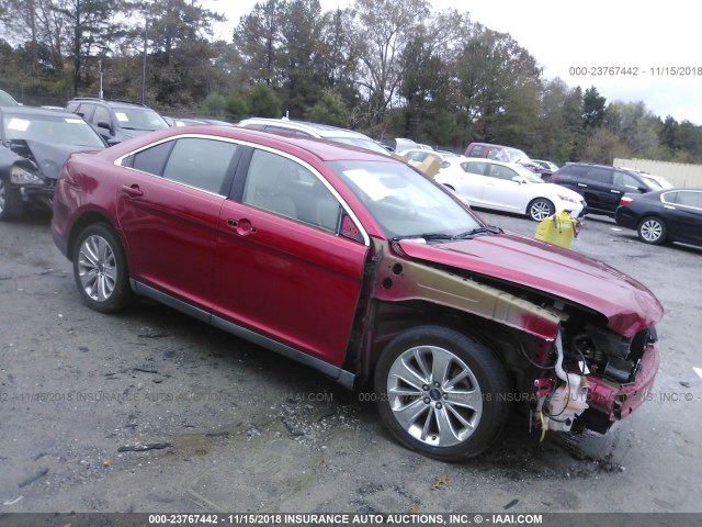 1FAHP2FW8AG159014 - 2010 FORD TAURUS LIMITED RED photo 1